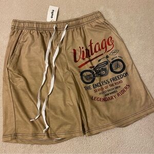 OUKU beach shorts-large NWT